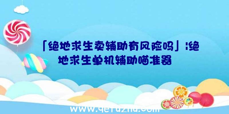 「绝地求生卖辅助有风险吗」|绝地求生单机辅助瞄准器